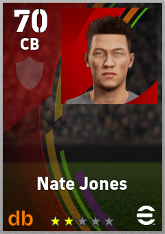 Nate Jones eFootball player card