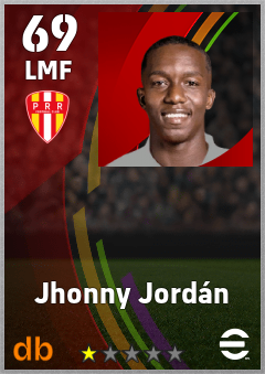Jhonny Jordán — LMF, OVR 69, MAX 69