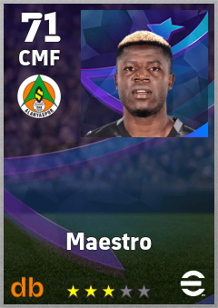 Maestro eFootball player card