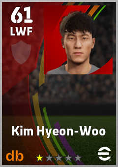 Kim Hyeon-Woo — LWF, OVR 61, MAX 61