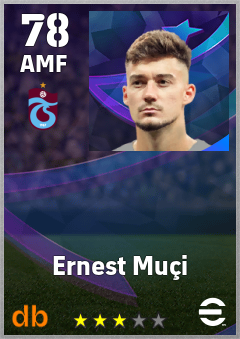 Ernest Muçi — AMF, OVR 78, MAX 78