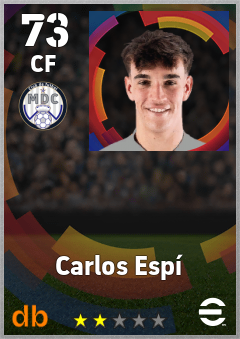 Carlos Espí — CF, OVR 73, MAX 73
