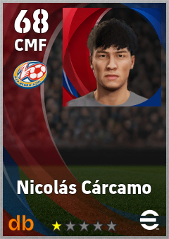 Nicolás Cárcamo eFootball player card