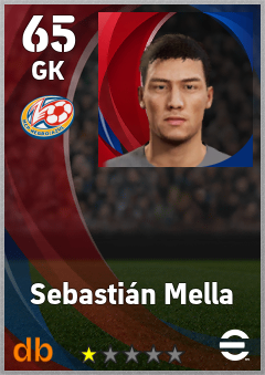Sebastián Mella — GK, OVR 65, MAX 65