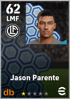 Jason Parente — LMF, OVR 62, MAX 62