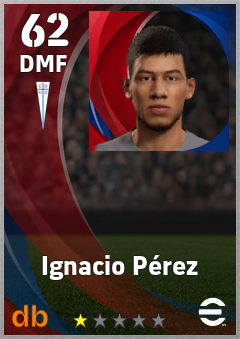 Ignacio Pérez — DMF, OVR 62, MAX 62