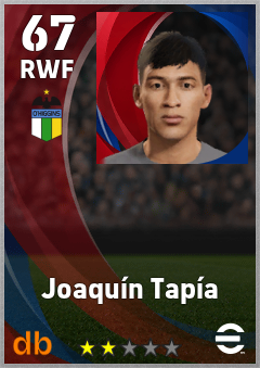 Joaquín Tapía — RWF, OVR 67, MAX 67