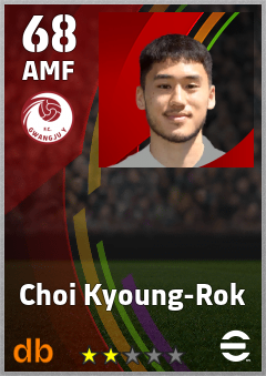 Choi Kyoung-Rok eFootball player card