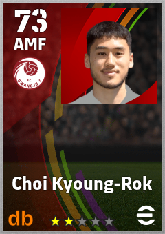Choi Kyoung-Rok — AMF, OVR 73, MAX 73