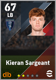 Kieran Sargeant eFootball player card