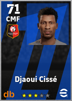 Djaoui Cissé — CMF, OVR 71, MAX 71
