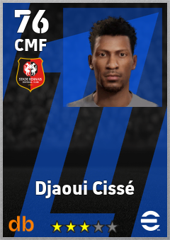 Djaoui Cissé — CMF, OVR 76, MAX 76