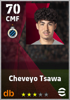Cheveyo Tsawa — CMF, OVR 70, MAX 70