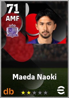Maeda Naoki eFootball player card