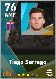 Tiago Serrago — AMF, OVR 76, MAX 76