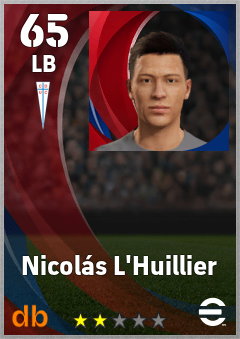 Nicolás L'Huillier — LB, OVR 65, MAX 65