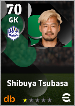 Shibuya Tsubasa — GK, OVR 70, MAX 70