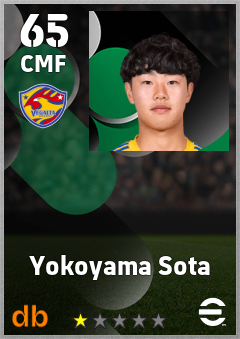Yokoyama Sota — CMF, OVR 65, MAX 65