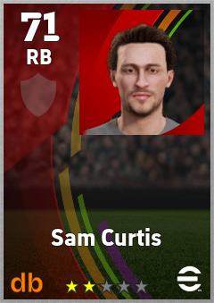 Sam Curtis — RB, OVR 71, MAX 71