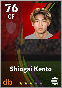 Shiogai Kento eFootball player card