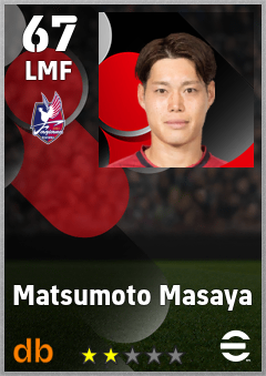 Matsumoto Masaya — LMF, OVR 67, MAX 67