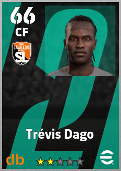 Trévis Dago — CF, OVR 66, MAX 66