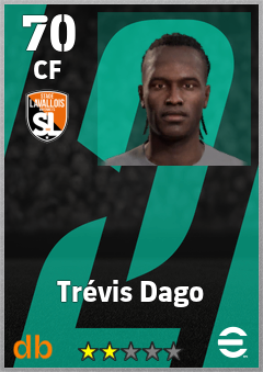 Trévis Dago — CF, OVR 70, MAX 70