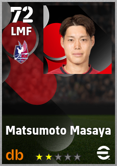 Matsumoto Masaya — LMF, OVR 72, MAX 72