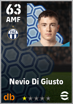 Nevio Di Giusto — AMF, OVR 63, MAX 63