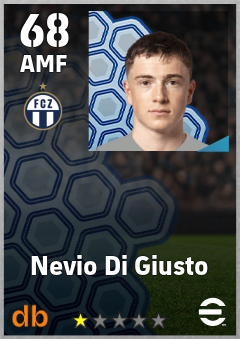Nevio Di Giusto — AMF, OVR 68, MAX 68