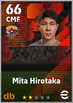 Mita Hirotaka — CMF, OVR 66, MAX 66