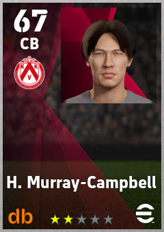 H. Murray-Campbell — CB, OVR 67, MAX 67