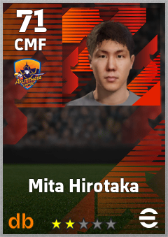 Mita Hirotaka — CMF, OVR 71, MAX 71