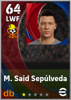 M. Said Sepúlveda — LWF, OVR 64, MAX 64