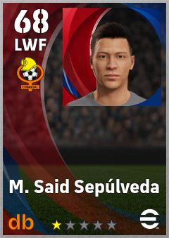 M. Said Sepúlveda — LWF, OVR 68, MAX 68