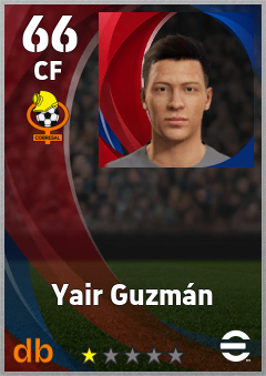 Yair Guzmán — CF, OVR 66, MAX 66