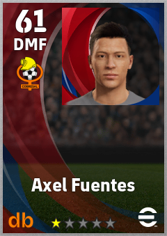 Axel Fuentes — DMF, OVR 61, MAX 61