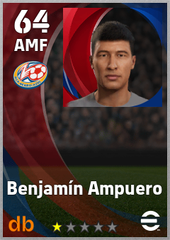 Benjamín Ampuero — AMF, OVR 64, MAX 64