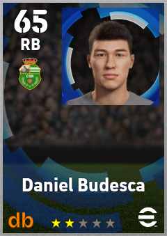 Daniel Budesca — RB, OVR 65, MAX 65