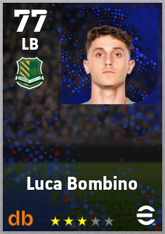 Luca Bombino — LB, OVR 77, MAX 77