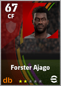 Forster Ajago eFootball player card