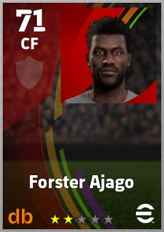Forster Ajago eFootball player card