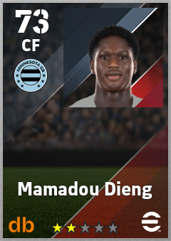 Mamadou Dieng — CF, OVR 73, MAX 73