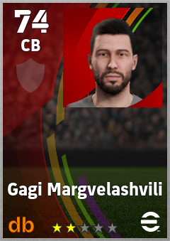Gagi Margvelashvili eFootball player card