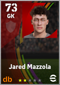 Jared Mazzola eFootball player card