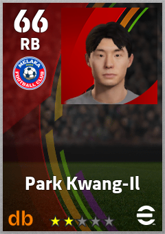 Park Kwang-Il — RB, OVR 66, MAX 66