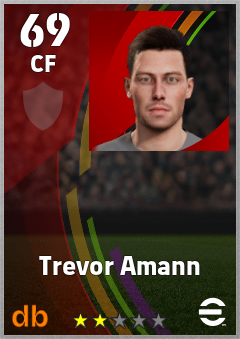 Trevor Amann eFootball player card