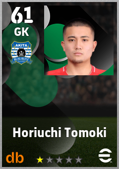 Horiuchi Tomoki — GK, OVR 61, MAX 61