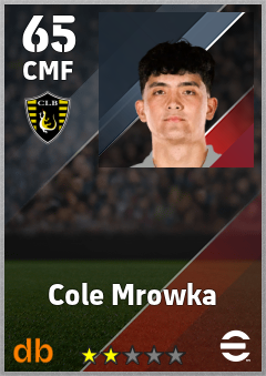Cole Mrowka eFootball player card