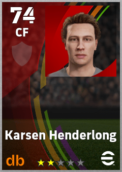 Karsen Henderlong eFootball player card